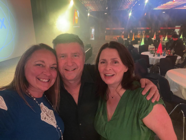 Victoria and Lawrence Osborne celebrating their trademark victory in Reepham, Norfolk, UK, on October 20th, 2025.